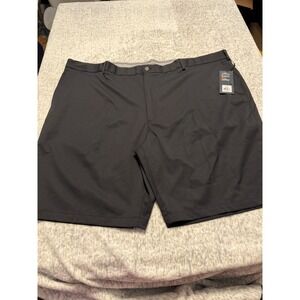 Walter Hagen Mens 52 Big Tall Hagen Short Black Golf Performance Shorts NWT‎